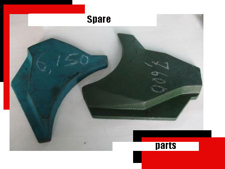 SPARE PARTS FOR CRUSHING DEVICES